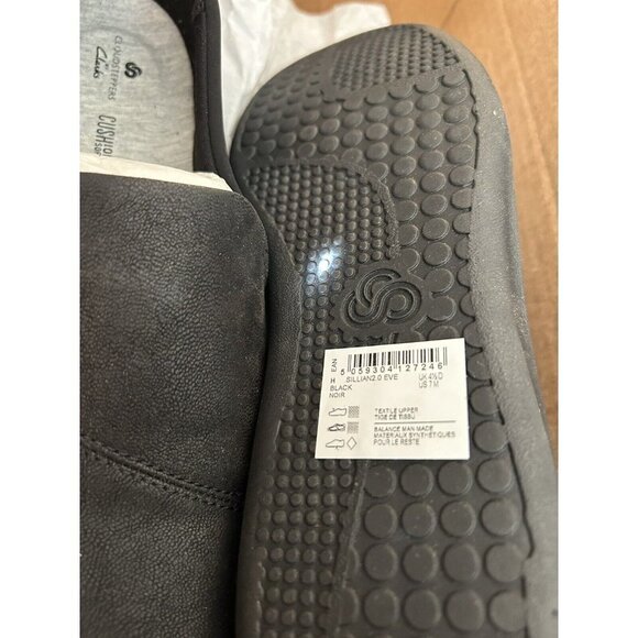 Clarks Women's Sillian 2.0 Eve Loafer - Black Synthetic, Size 7 M US NEW - Picture 5 of 6